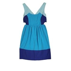 Roxy Blue Side Cutout Mini Dress S Mermaidcore Surfer Girl
